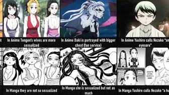 Demon Slayer Anime vs Manga Differences I Anime Senpai Comparisons