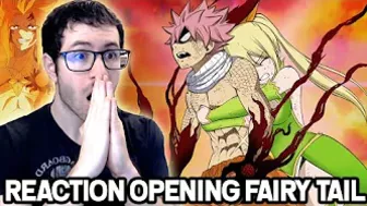 REACTION OPENING FAIRY TAIL 100 YEARS QUEST ANIME [FANMADE] !