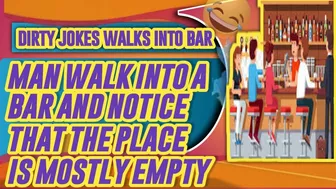 funny jokes-guy walks into a bar and notices that the place is empty