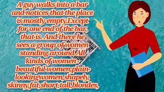 funny jokes-guy walks into a bar and notices that the place is empty