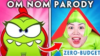 OM NOM CHARACTERS IN REAL LIFE!! (OM NOM FUNNY ANIMATED PARODY) | Om Nom & Cut the Rope Parody