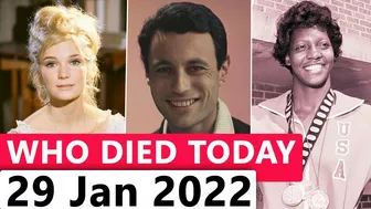 Famous Celebrities Who died Today 29th January 2022