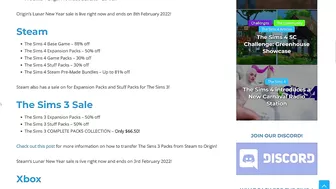 HUGE SALE ON SIMS 4 + SIMS 3 GAMES/PACKS!! ????