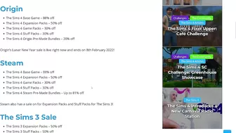 HUGE SALE ON SIMS 4 + SIMS 3 GAMES/PACKS!! ????