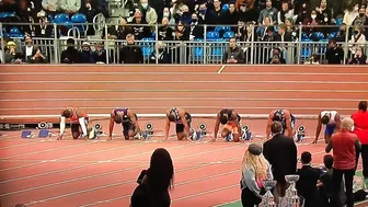 Christian Coleman wins 60m dash 6.49 2022 Millrose Games #millrosegames #trackandfield