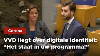 Freek Jansen (FVD) zet VVD klem na leugen over Digital ID