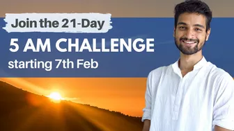 Join the 5-AM Challenge | Online Workshop | Starting 7th Feb