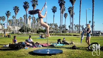 Beach Pole Dancers