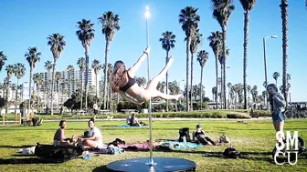 Beach Pole Dancers