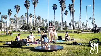 Beach Pole Dancers