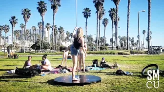 Beach Pole Dancers