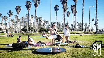 Beach Pole Dancers