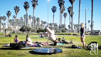 Beach Pole Dancers