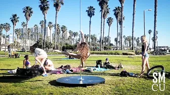 Beach Pole Dancers