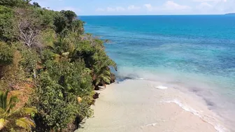 ESPECTACULAR -  Playa Rincon Beach Caño Frio Samaná  - 4K Drone  | DOMINICAN REPUBLIC 2022