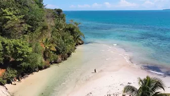 ESPECTACULAR -  Playa Rincon Beach Caño Frio Samaná  - 4K Drone  | DOMINICAN REPUBLIC 2022