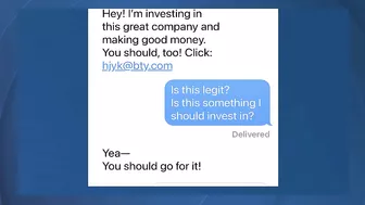 BBB warns about crypto message on Instagram