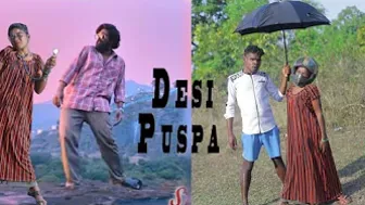 puspa Raj,jhukega nehi Hindi video,funny alliarjun comedy video,funny idiots