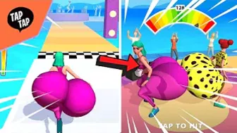 Twerk Race 3D Gameplay in Max Levels 9 - iOS, Android Game ▶009