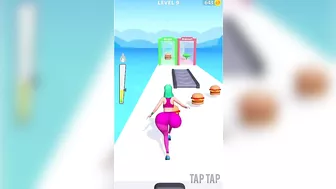 Twerk Race 3D Gameplay in Max Levels 9 - iOS, Android Game ▶009