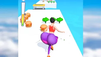 Twerk Race 3D All Level Gameplay iOS Android Mobile Gameplay Walkthrough Girl Runner Gameplay