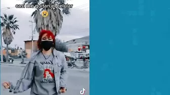 ¡Se salvó! Joven graba TikTok en la calle e intentan robarle su celular