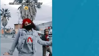 ¡Se salvó! Joven graba TikTok en la calle e intentan robarle su celular