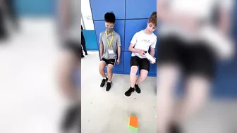 RIDICULOUS WALL SIT RUBIK'S CUBE CHALLENGE