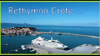 CRETE (KRETA) Rethymno - The AMAZING BEACH and the beautiful harbour ! Crete 2022 Kreta 2022