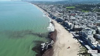 CRETE (KRETA) Rethymno - The AMAZING BEACH and the beautiful harbour ! Crete 2022 Kreta 2022