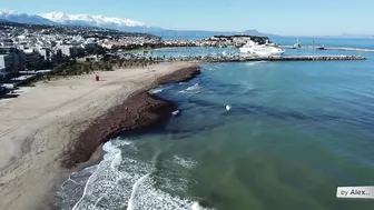 CRETE (KRETA) Rethymno - The AMAZING BEACH and the beautiful harbour ! Crete 2022 Kreta 2022