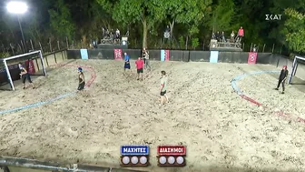 Beach Handball: Διάσημοι vs Μαχητές - Αγώνας 2