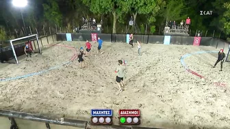 Beach Handball: Διάσημοι vs Μαχητές - Αγώνας 2