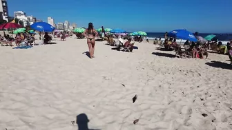 ???????? Summer ☀️????️ Rio de Janeiro - Brasil - Short Leblon Beach Walk 4K