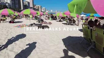 ???????? Summer ☀️????️ Rio de Janeiro - Brasil - Short Leblon Beach Walk 4K