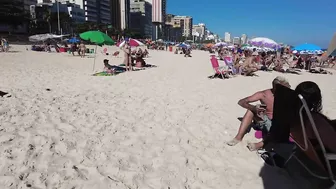 ???????? Summer ☀️????️ Rio de Janeiro - Brasil - Short Leblon Beach Walk 4K