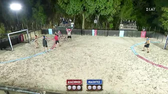 Beach Handball: Διάσημοι vs Μαχητές - Αγώνας 1  | Survivor | 01/02/2022