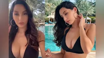 Nora Fatehi Hot Bikini Video Viral । Nora Fatehi Black Bikini में दिखा Bold अवतार । Boldsky