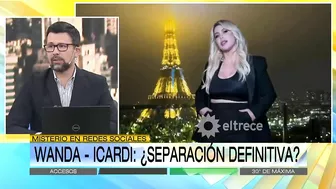 Wanda pescó a Icardi en el Instagram de La China y se volvió a pudrir todo: Ya estarían separados