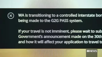 Travellers told to reapply for WA G2G travel pass ahead of new COVID-19 border rules | ABC News