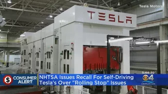 Tesla Issues Recall Due To Self-Driving Software Allowing Some Models To Conduct ‘Rolling Stops’