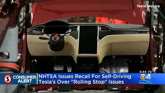 Tesla Issues Recall Due To Self-Driving Software Allowing Some Models To Conduct ‘Rolling Stops’