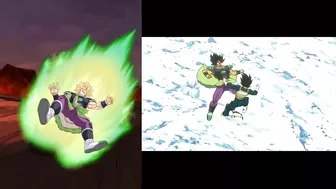 LR TEQ Transforming SSG Goku & Vegeta DOKKAN VS ANIME COMPARISON