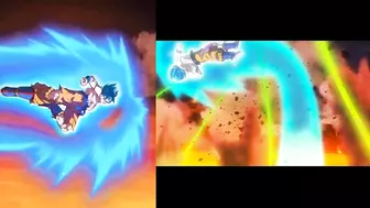 LR TEQ Transforming SSG Goku & Vegeta DOKKAN VS ANIME COMPARISON