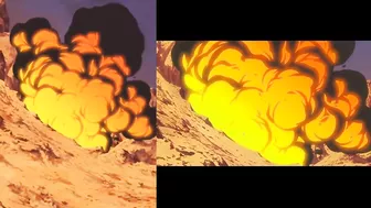 LR TEQ Transforming SSG Goku & Vegeta DOKKAN VS ANIME COMPARISON