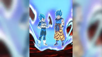 LR TEQ Transforming SSG Goku & Vegeta DOKKAN VS ANIME COMPARISON