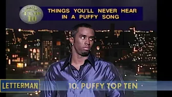 Top Ten Celebrity Top Ten Moments | Letterman