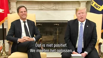 Mark Rutte zegt 'Nee' tegen Donald Trump