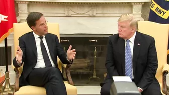 Mark Rutte zegt 'Nee' tegen Donald Trump