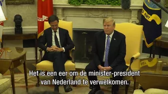 Mark Rutte zegt 'Nee' tegen Donald Trump